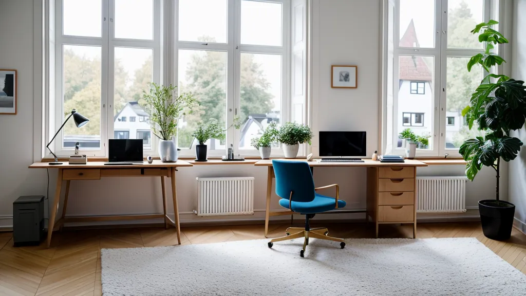Laptop mit Online-Kurs und ein schlafender Hund im Hintergrund